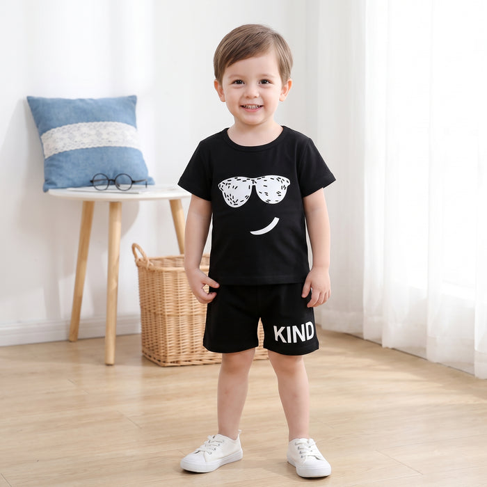 Kind Graphic T-Shirt & Shorts Set