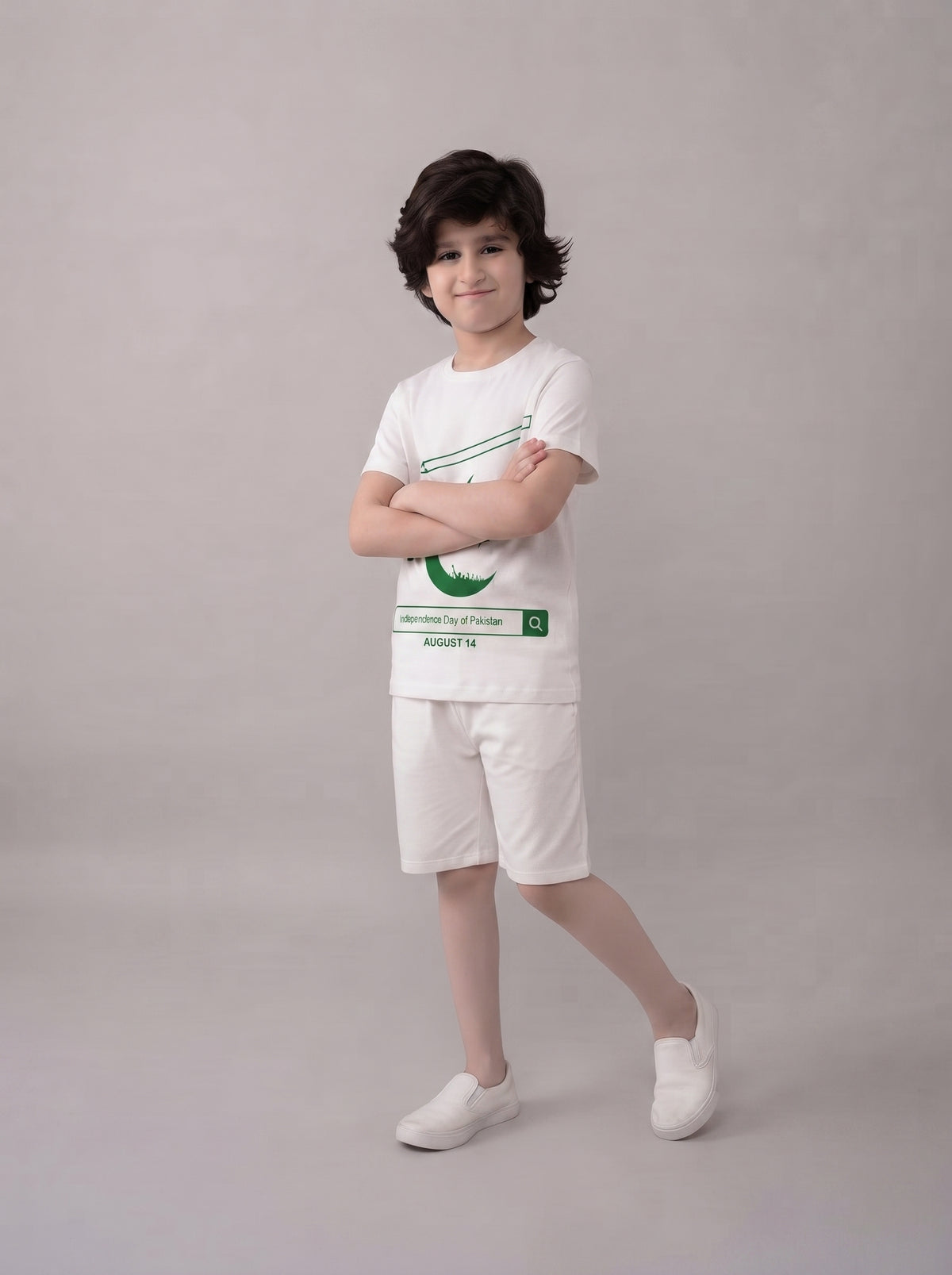 Independence Day Search Bar Shirt and Shorts