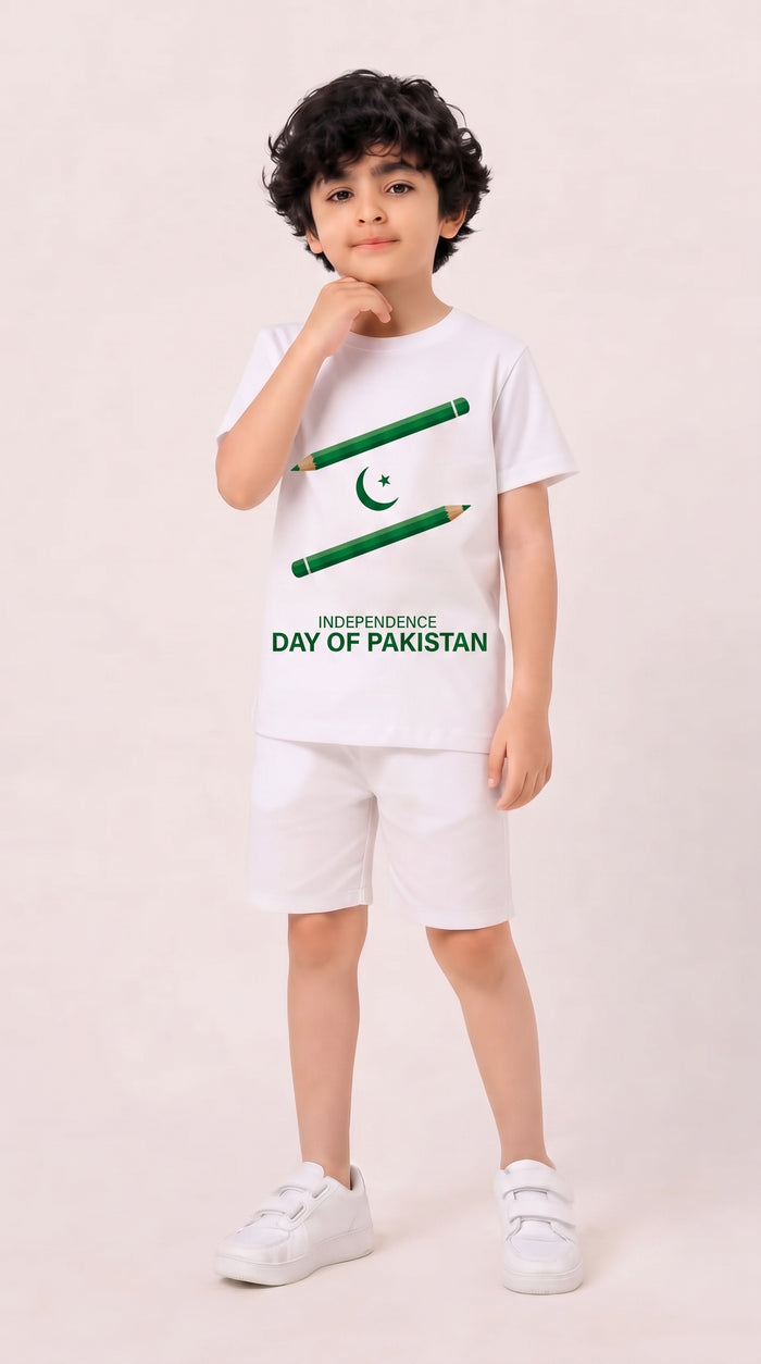 Kids Independence Day Shirt and Shorts