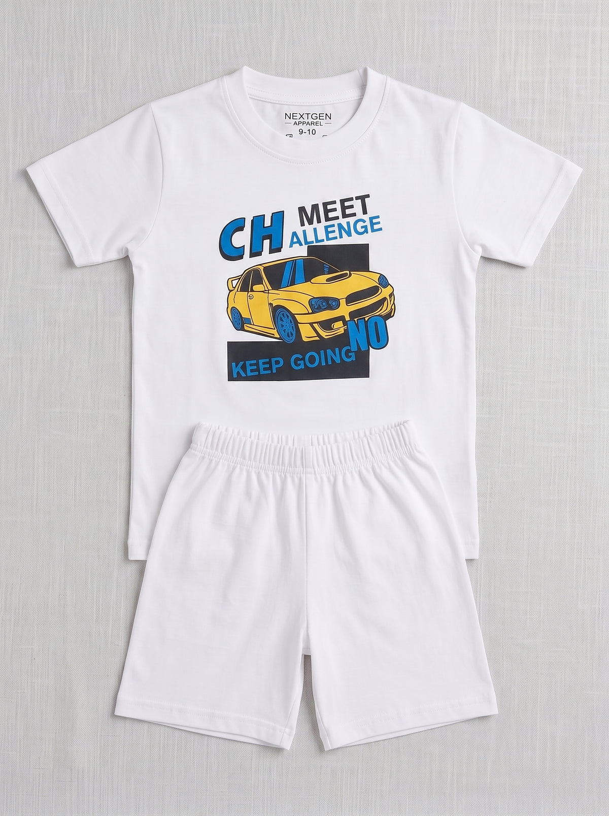 Challenge Keep Going T-Shirt & Shorts Set
