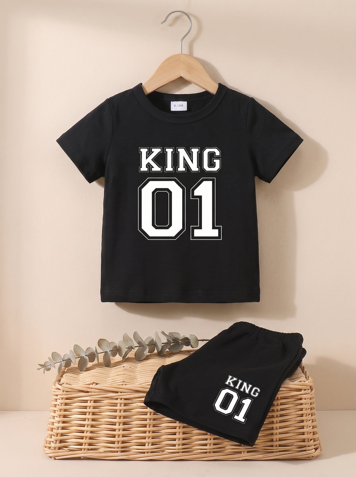 KING 01 T-Shirt & Shorts Set
