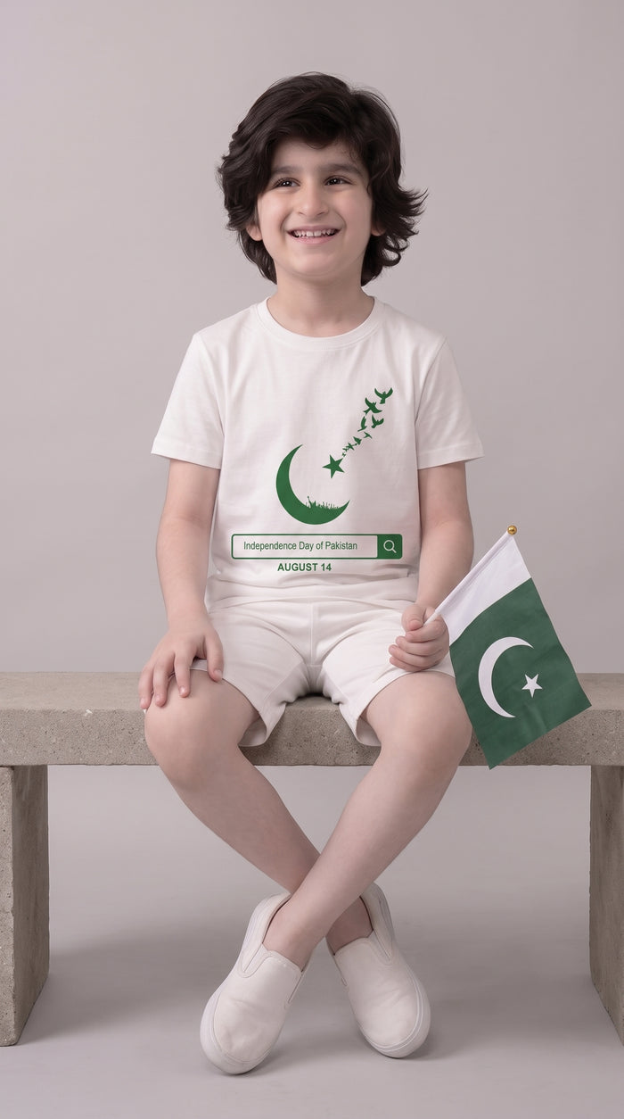 Independence Day Search Bar Shirt and Shorts